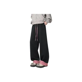 REXSHION Casual Pants Unisex Black