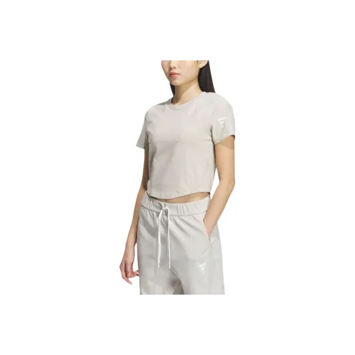 Adidas FOS Collection SS25 Regular T Shirt Women's Miracle Bauxite Brown