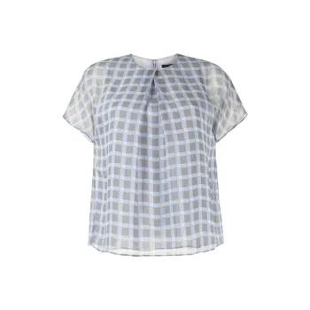 EMPORIO ARMANI T Shirts Women's Gray Blue