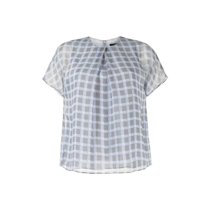 EMPORIO ARMANI T Shirts Women's Gray Blue-0
