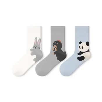 Primeet Mid Calf Socks Women's 3 Pack Just A Hug