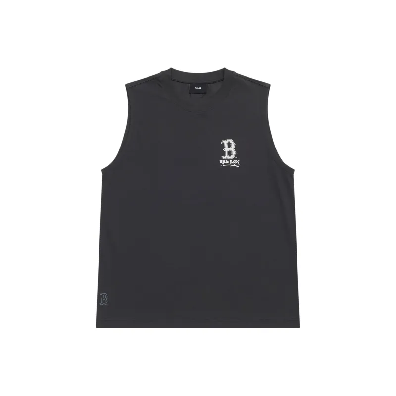 MLB Boston Red Sox Basic Collection SS25 Tank Top Unisex Charcoal Gray-1