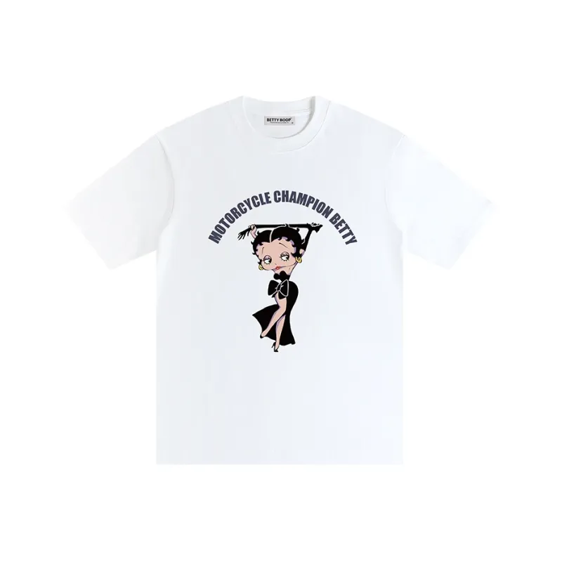 BETTY BOOP Drop Shoulder Sleeve T Shirt Unisex-3