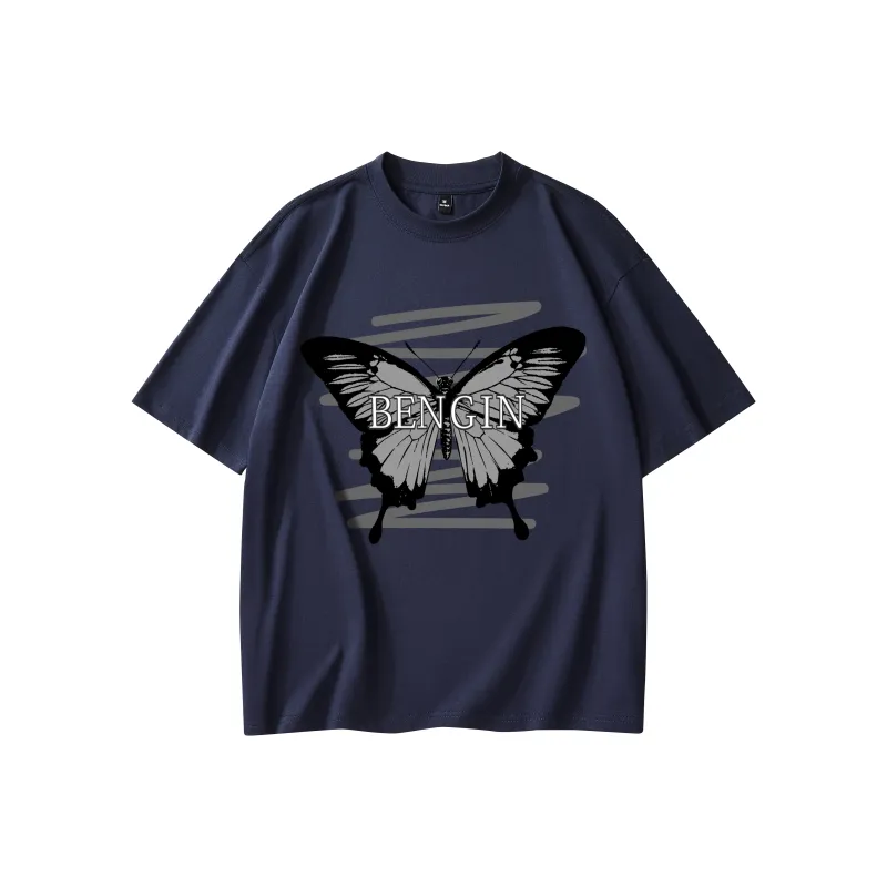 BENGEN Drop Shoulder Sleeve T Shirt Unisex-8