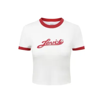 Levis Crop Tops Women's White
