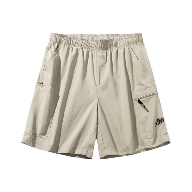 Anta Life Collection Casual Shorts Men's Beige Khaki-0