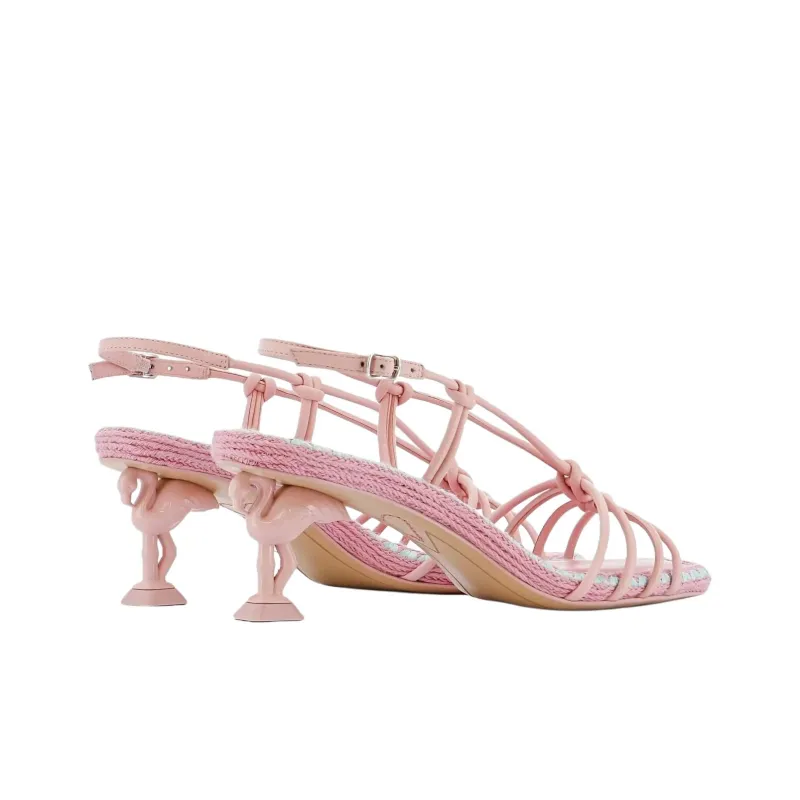 Sophia Webster Flo Copacabana One Strap Sandals 6cm Women's Pink-3