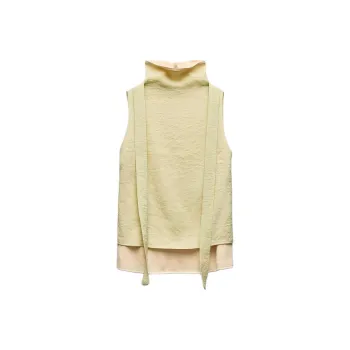 ZARA Tank Tops Women's Apple Green
