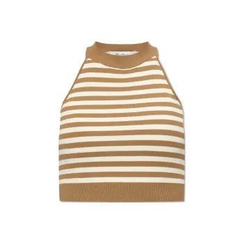 MaxMara Striped Halter Top
