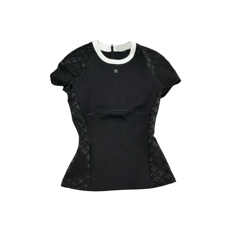 CHANEL Raglan Sleeve T Shirt Women's-4