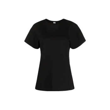 TOTEME Short Sleeved Crewneck T Shirt
