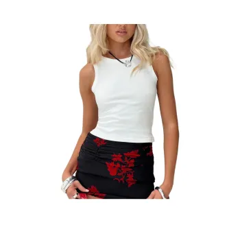 PRINCESS POLLY ARJUN TANK TOP Tank Tops Women's WHITE/White