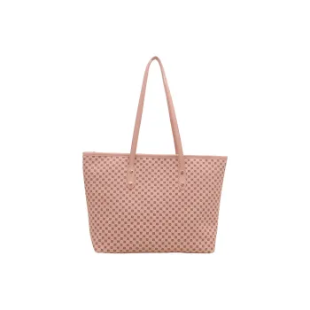 HCXK PU Shoulder Bag Regular Women's White/Black/Pink/Brown