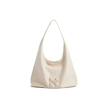 JACD PU Tote Bag, Shopping Bag, Shoulder Bag Women's White/Blue