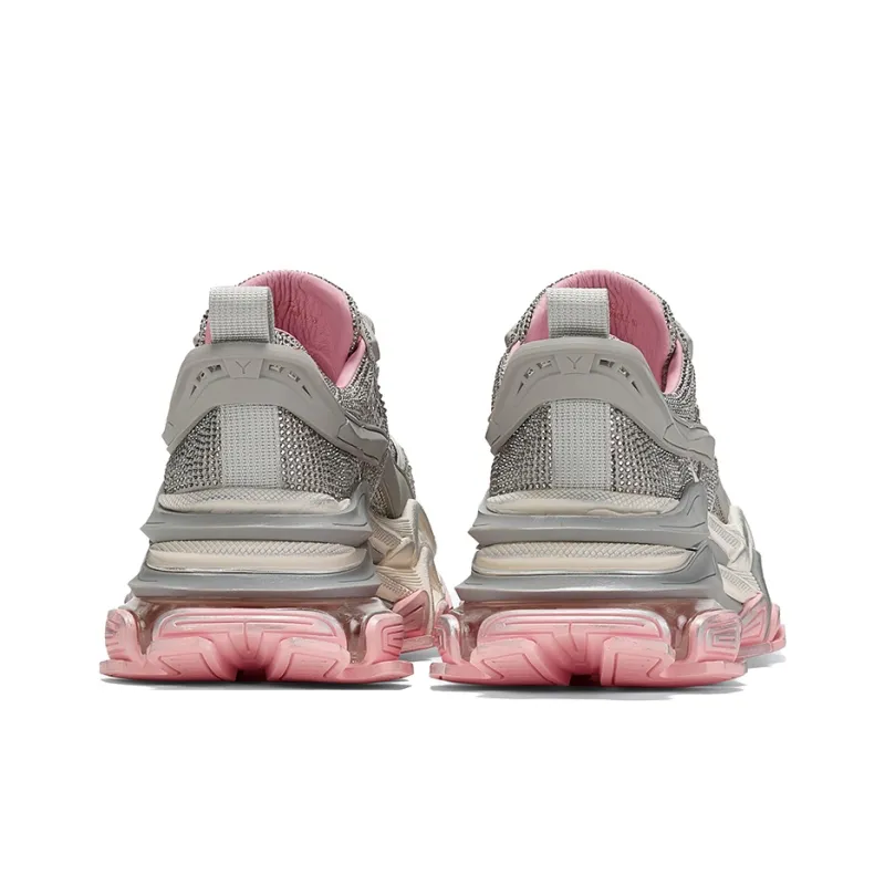 GG CC Cushioning, Slip Resistant, And Abrasion Resistant Low Top Height Increasing Mesh Chunky Sneakers Women's-8