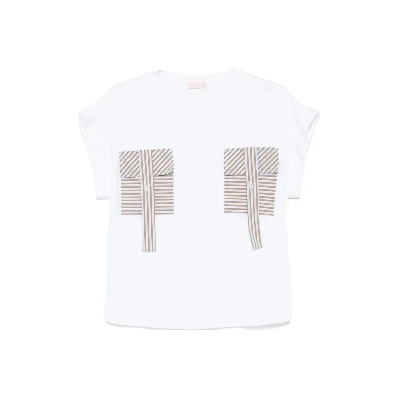 LIU·JO Contrasting pockets T shirt-0
