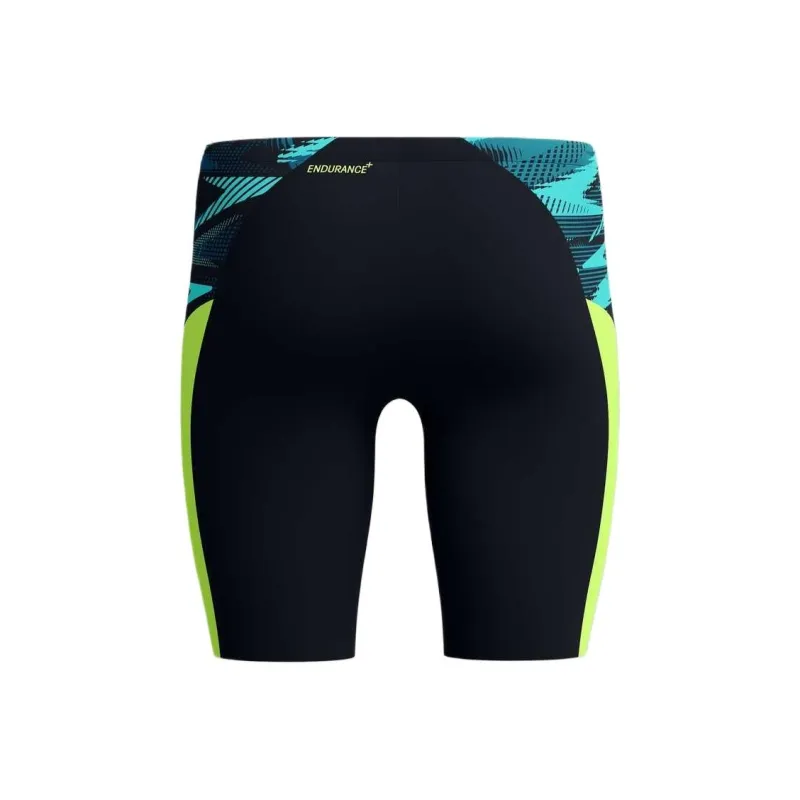 Speedo Endurance+ Max Splice Swimming Shorts Men's Black/Yellow-1