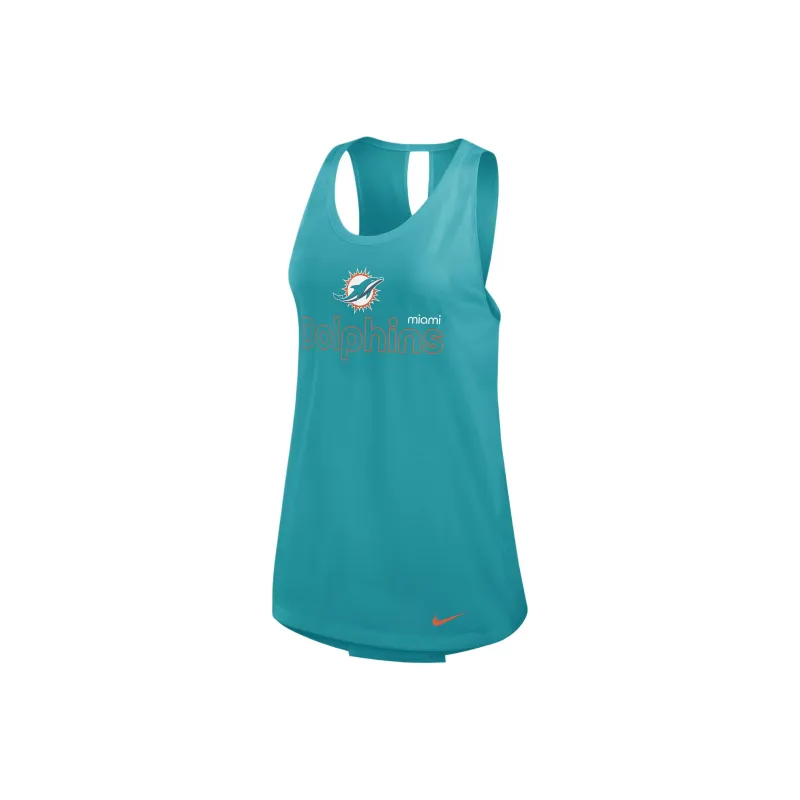 Nike Miami Dolphins Women's Nike Dri FIT Nfl Tank Top-0