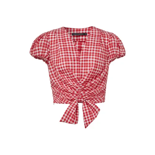 LOFT SHINE SS22 Straight T-Shirt Women's Red