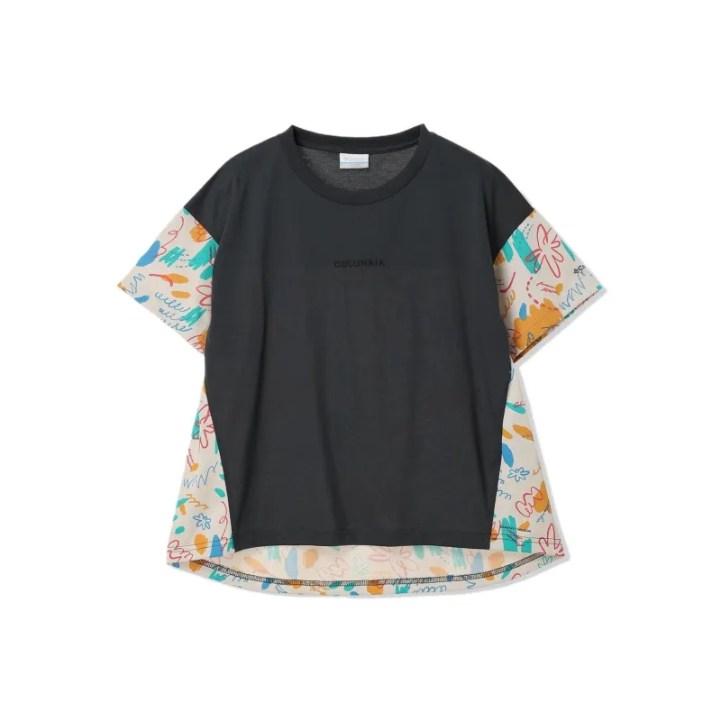 Columbia x Airi Kuroda Drop Shoulder Sleeve T Shirt Women's Black 011-0