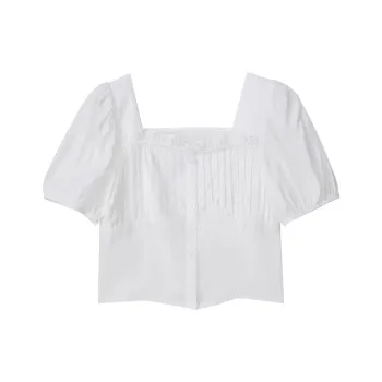Katie Ermilio Puff Sleeve T Shirt Women's