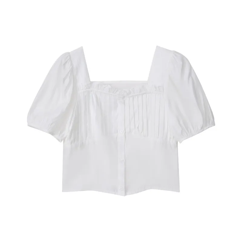 Katie Ermilio Puff Sleeve T Shirt Women's-0