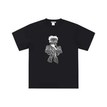 BETTY BOOP Drop Shoulder Sleeve T Shirt Women's