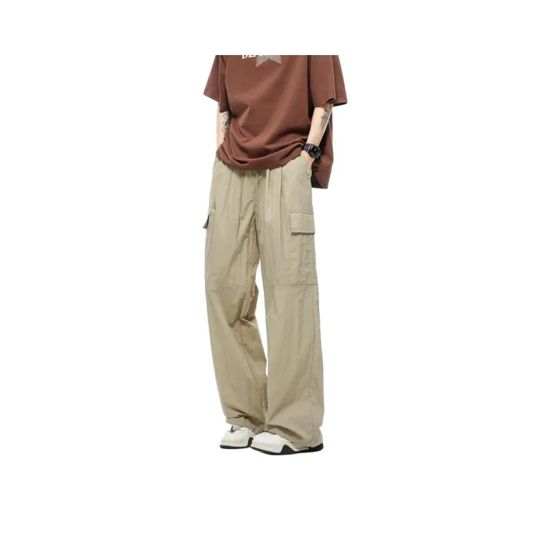 VERAF CA Casual Pants Unisex Solid Color-6