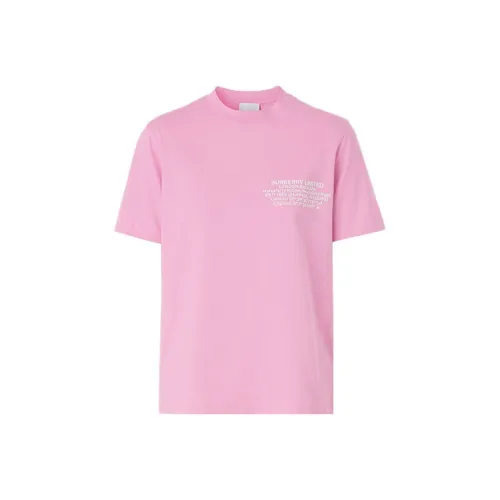 Burberry T Shirts Women's Pink