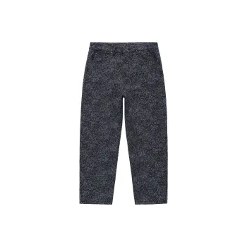 SANTASTIC Casual Pants Men's Snowflake Black