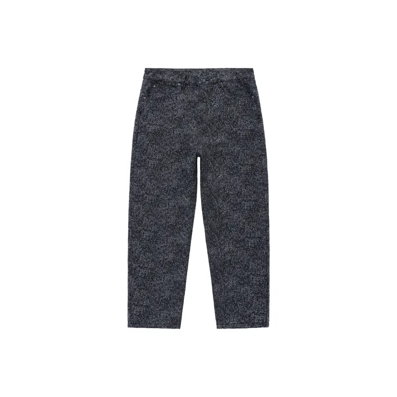 SANTASTIC Casual Pants Men's Snowflake Black-0