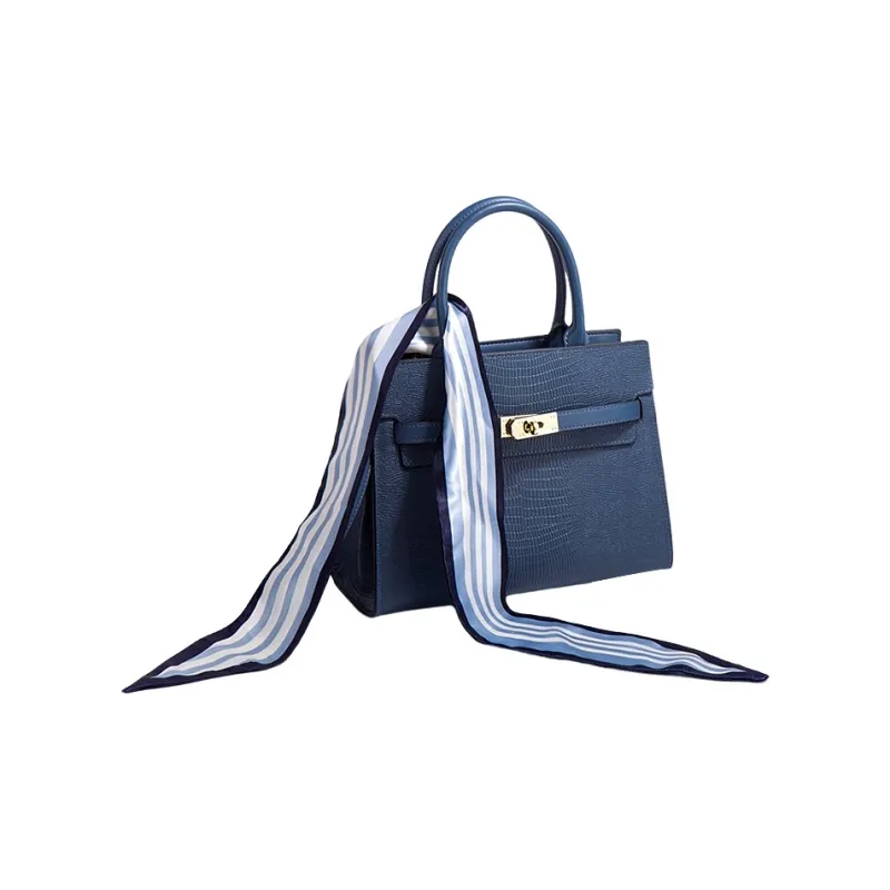 NATTY PU Kelly Bag, Shoulder Bag, Crossbody Bag, Handbag Women's Blue/Black-3