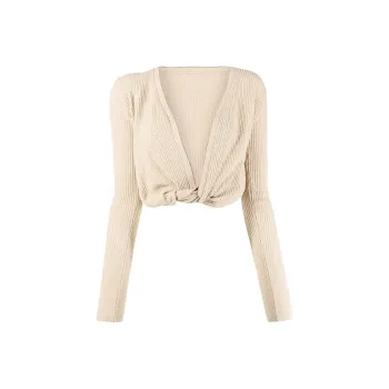 Jacquemus Le Gilet Noue Twist front Cardigan