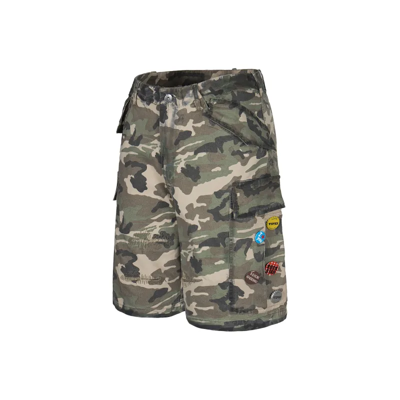 GBXM Cargo Shorts Unisex Camouflage-1