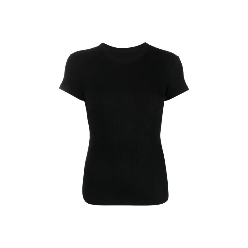 ISABEL MARANT Slim Fit Fine Ribbed Top-0
