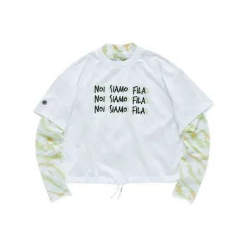 FILA FUSION T Shirts Women's Standard White