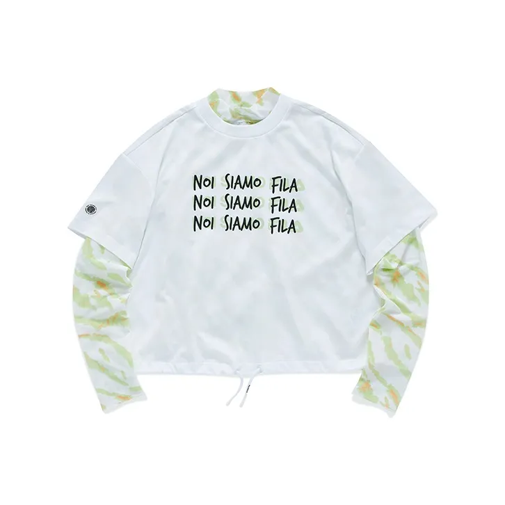 FILA FUSION T Shirts Women's Standard White-0