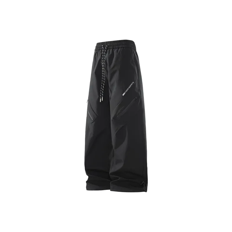 MIIOW Casual Pants Unisex Black-0