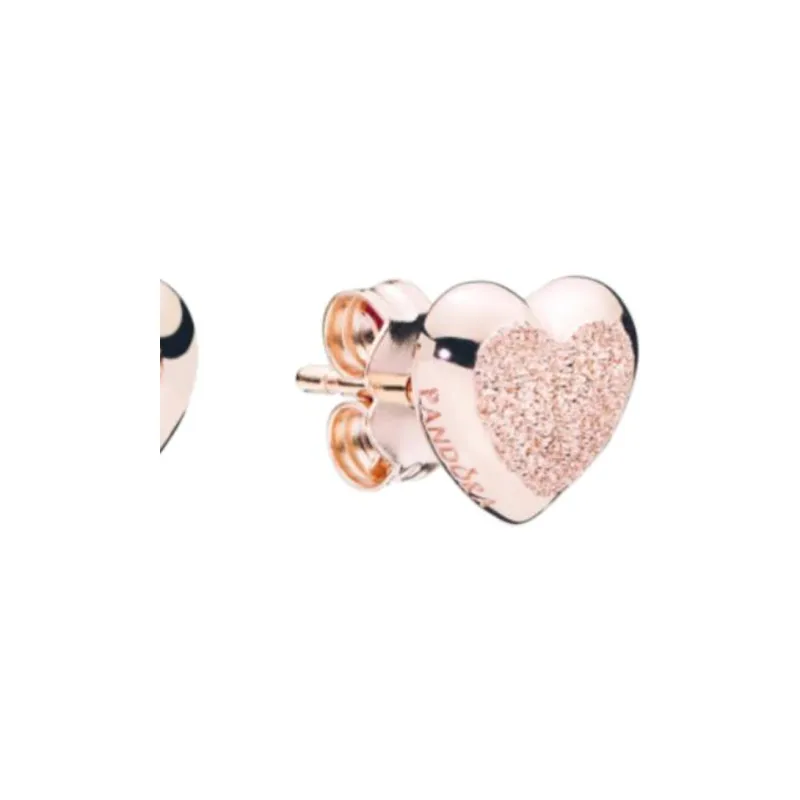 Pandora Stud Earrings Women's Rose Gold-1