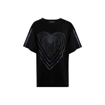 CLOUD SEASON Straight Elbow-Length Sleeved T-Shirt Women's