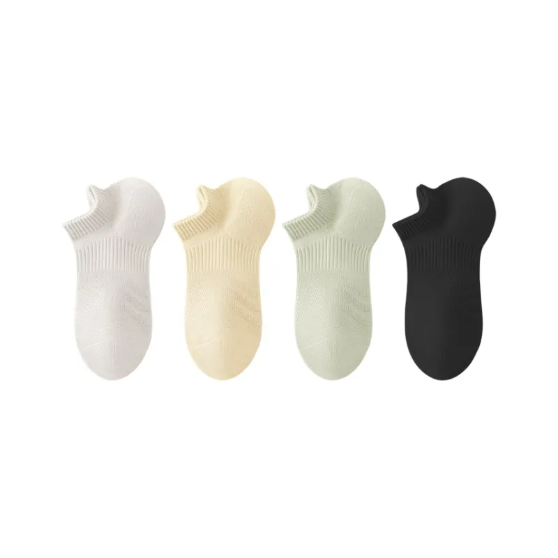 SHIWAJI No Show Socks Women's 4 Pack-13
