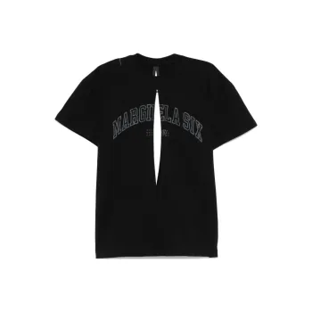 MM6 Maison Margiela Short Sleeved Top Black