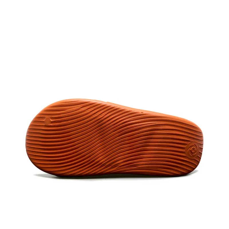 RIGORER EVA Cushioning Antibacterial Slip Resistant One Piece Molded, Slide Slippers Unisex Orange-4