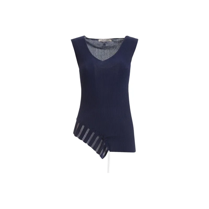 Roberto Cavalli Tank Tops Women's Blue-0