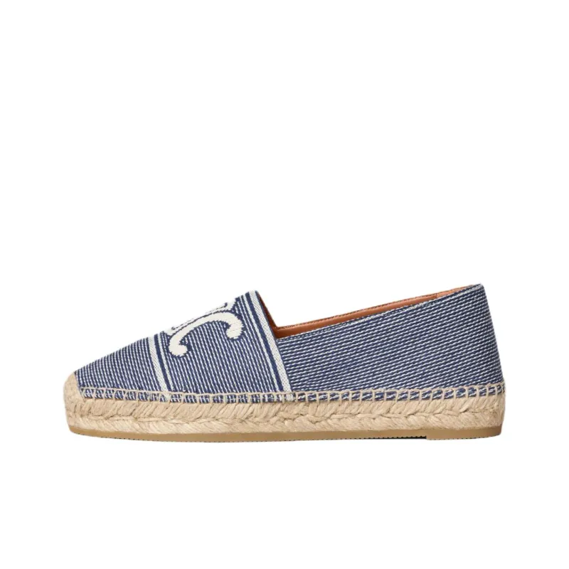 CELINE 25 Summer Women's Collection Espadrilles Women's Blue-0