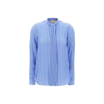 MICHAEL KORS Striped Long-Sleeved Top