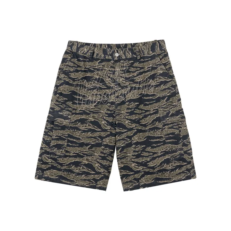 LOOKUN Casual Shorts Unisex Green-0