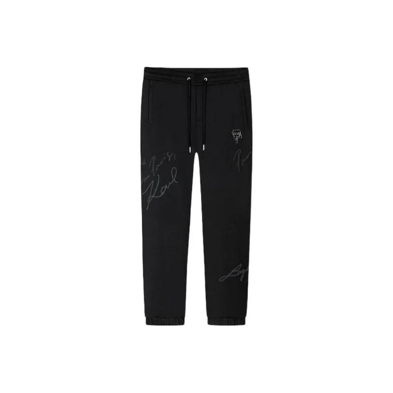 KARL LAGERFELD SS24 Casual Pants Men's Black-0