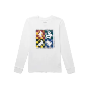 Vans Harry Potter Hogwarts T-Shirts Women's White