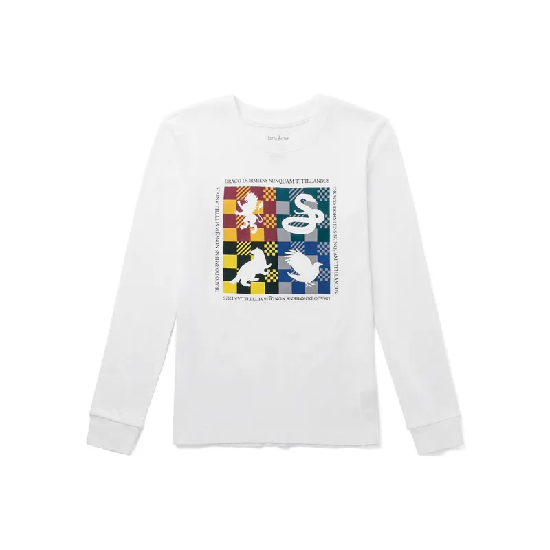 Vans Harry Potter Hogwarts T-Shirts Women's White-0